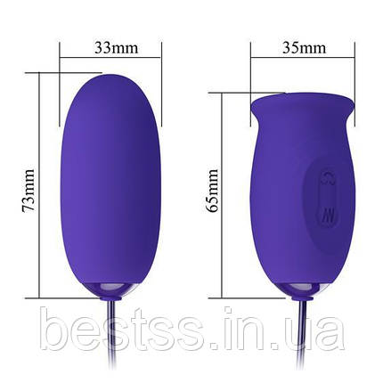 Віброяйце - Pretty Love Daisy-Youth Wireless Egg Blue, фото 3