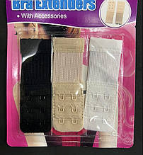 Набір подовжувачів для бюстгальтера на 2 гачки 3.2х9.5см