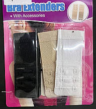 Набір подовжувачів для бюстгальтера на 2 гачки 4х9.5см