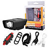 Велокомплект 1803-1-XPE + STOP-5LED, Li-Ion аккум., ЗУ microUSB, фото 3