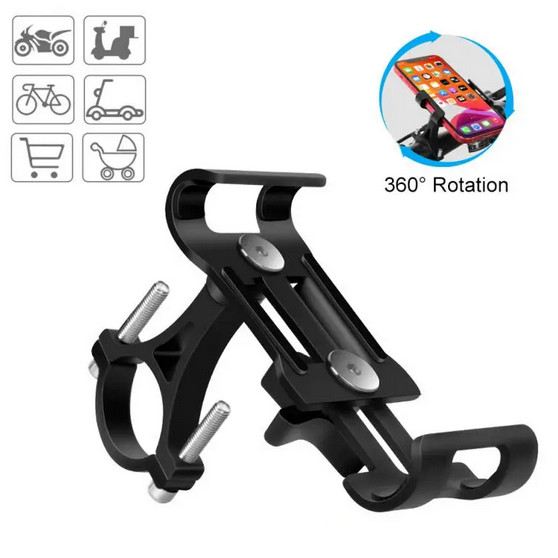 Велопідставка під телефон BM-08, ALUMINUM, фото 1