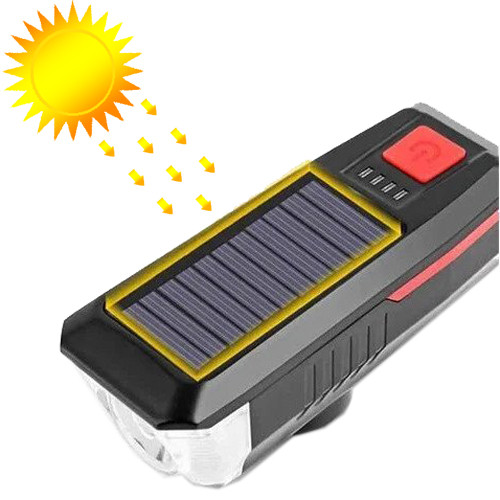 Велофара із сигналом LY-17-XPE, сон. батарея, виносна кнопка, Waterproof, Li-Ion акумулятор, ЗУ mircoUSB, фото 1