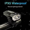Велоліхтар BK-08/01 Pro-2XPE, ALUMINUM, індикація заряду, Waterproof, акумулятор, ЗУ microUSB, фото 7