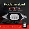 Велоліхтар LY-6700 із зазначенням поворотів (red+yellow+blue), waterproof, ЗУ microUSB, Li-Ion акум., пульт управління, CR2032, фото 8