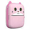 Дитячий термопринтер A8 Cat printer pink, bluetooth, ЗП Type-C, фото 4