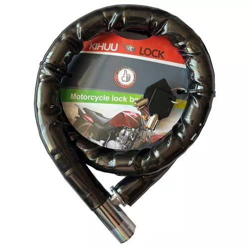 Замок велосипедний 2210, 22*100 тросовий, 2 ключі, фото 1