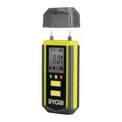 Вимірювач вологості Ryobi RBPINMM1, 0-99.9%, 4 режими (дерева, штукатурка, бетон), ±2%, 0.1кг