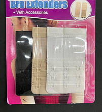 Набір подовжувачів для бюстгальтера на 3 гачки 5.5х9.5см