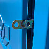 Душова кабіна вулична пластикова Техпром, вуличний літній душ для дачі Синій, фото 3