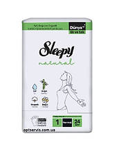 Прокладки гiгiєнічні Sleepy Natural Normal-1 5 крапель 24 шт