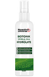 Гідролат спіруліни, зволожує та тонізує шкіру, живить волосся, тонік 100 мл, Біоактив