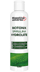 Гідролат спіруліни, зволожує та тонізує шкіру, живить волосся, тонік 500 мл, Біоактив