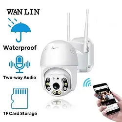 Вулична IP-камера стеження IP66 поворотна wifi камера зовнішнього відеоспостереження з віддаленим доступом до виписки