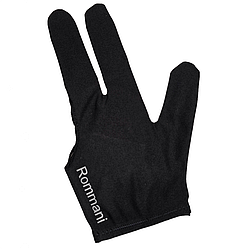 Рукавичка більярдна Rommani, чорна