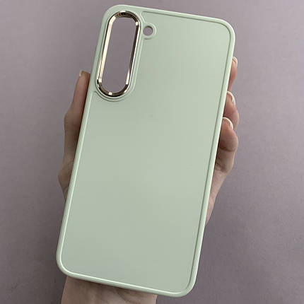 Чохол для Samsung Galaxy S23 Plus чохол матовий з бортиком для камери на самсунг с23 плюс білий m4f, фото 1