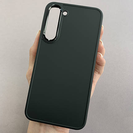 Чохол для Samsung Galaxy S23 Plus чохол матовий з бортиком для камери на самсунг с23 плюс чорний m4f, фото 1