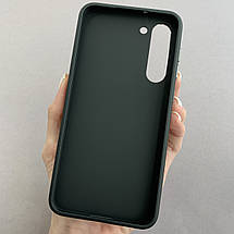 Чохол для Samsung Galaxy S23 Plus чохол матовий з бортиком для камери на самсунг с23 плюс чорний m4f, фото 3