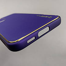 Чохол для Samsung Galaxy S23 Plus шкіряний матовий чохол із захистом камери на самсунг с23 плюс фіолетовий u9h, фото 5