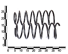 Пружина підвіски Daewoo Lanos, ЗАЗ Sens передя(к-т 2 шт), OEM, фото 2