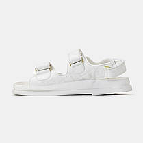 Жіночі Сандалі Chanel Sandals White / Шанель Сандалс Білі, фото 4
