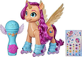 Інтерактивна фігурка Поні Санні 23 см із мікрофоном My Little Pony Sunny Starscout (F1786)