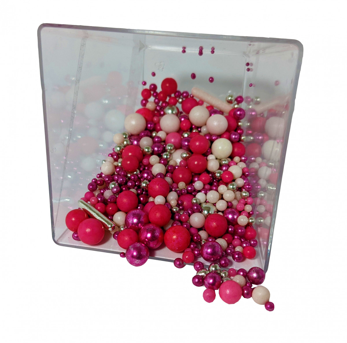 Посипка малинове асорті, 50 грам