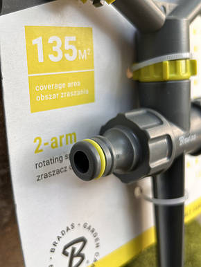 Зрошувач обертовий 2-ріжковий 6101 LIME, фото 3