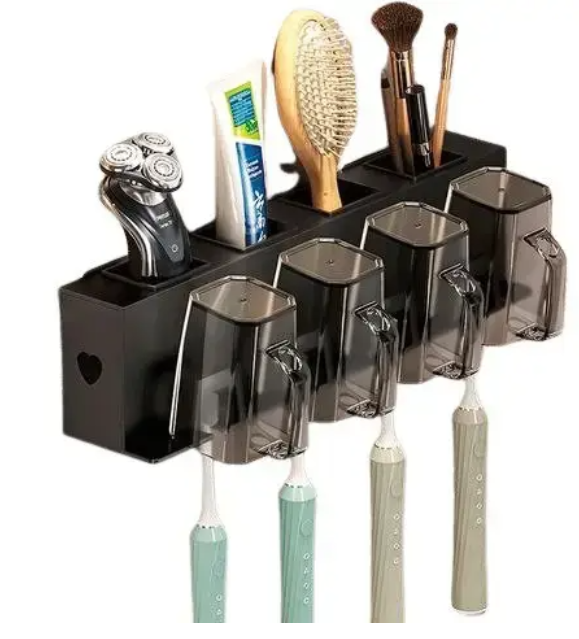 Настінний тримач для зубних щіток Storage Shelf AND-76-10-45PCS (0706), фото 1