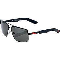 Спортивні окуляри 100% Hakan Sunglasses Matte Black/Red / Grey Tint