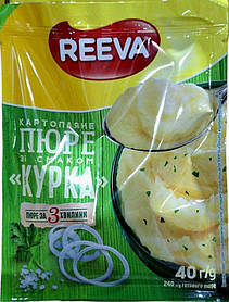Пюре картопляне з смаком курки 40г ТМ Reeva