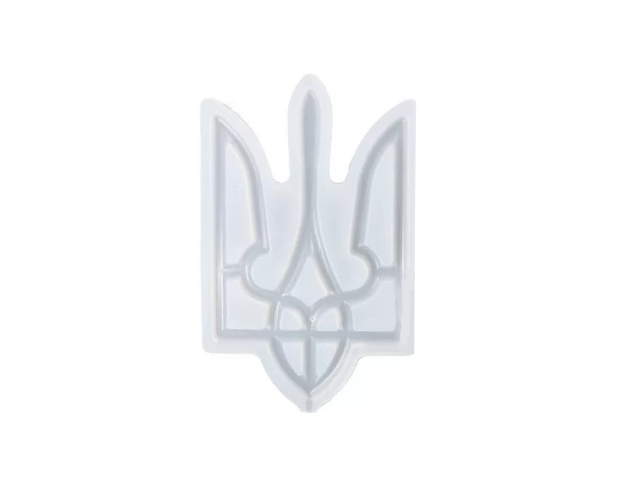 Силіконовий молд для льодяників Герб України Тризубець ВЕЛИКИЙ