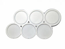 Силіконовий молд для льодяників кружечки брязкальце