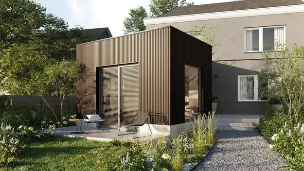 Фасадна ламель сайдинг VOX FRONTO Nature, горіх 2950*250мм. Доставка., фото 1