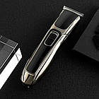 Машинка для стрижки волосся, 4 насадки GM-6069 / Акумуляторна машинка для стрижки / Чоловічий тример, фото 6