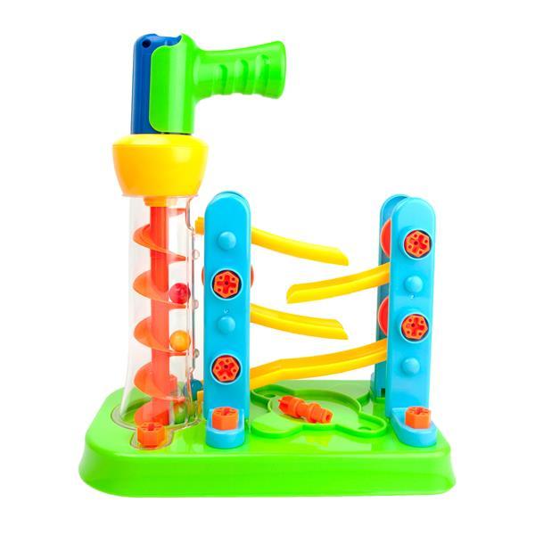 Набір для складання Edu-Toys Гірка-зигзаг з інструментами 54 деталі JS021