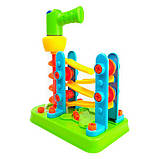 Набір для складання Edu-Toys Гірка-зигзаг з інструментами 54 деталі JS021, фото 4