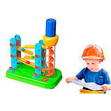 Набір для складання Edu-Toys Гірка-зигзаг з інструментами 54 деталі JS021, фото 6