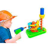 Набір для складання Edu-Toys Гірка-спіраль з інструментами 55 деталей JS022, фото 5