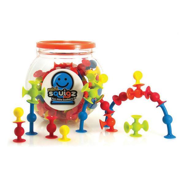 Конструктор Fat Brain Toys MiniSquigz на мініприсосках 75 деталей F107ML
