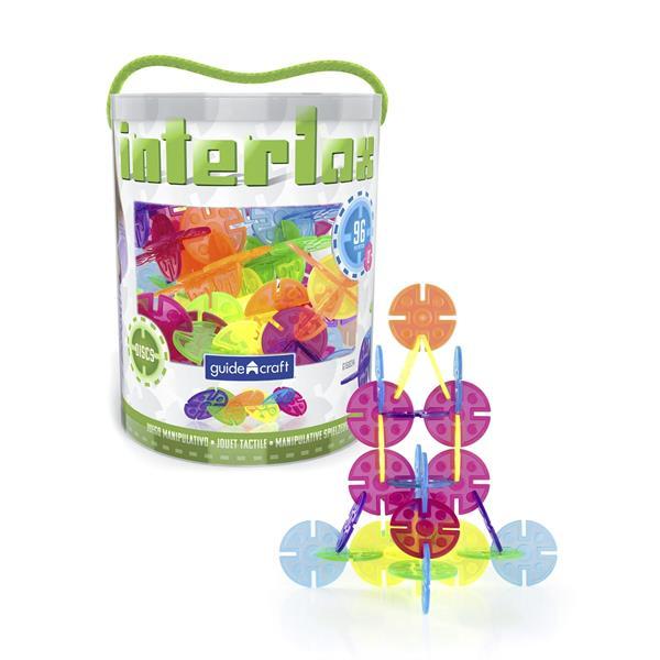 Конструктор Guidecraft Interlox Discs Диски, 96 деталей G16834