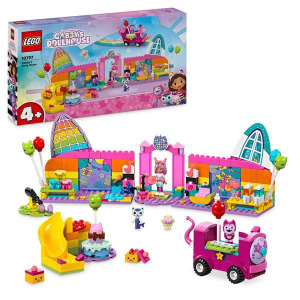 Конструктор LEGO Святкова кімната Ґаббі Gabby's Dollhouse 252 деталі