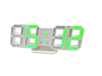 Електронний настільний годинник VST883/LY-1089 із зеленим підсвічуванням, фото 1