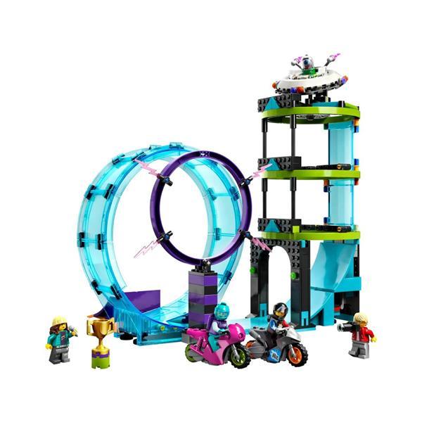 Конструктор LEGO City Stuntz Неймовірне завдання для каскадерів 385 деталей