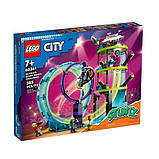 Конструктор LEGO City Stuntz Неймовірне завдання для каскадерів 385 деталей, фото 10