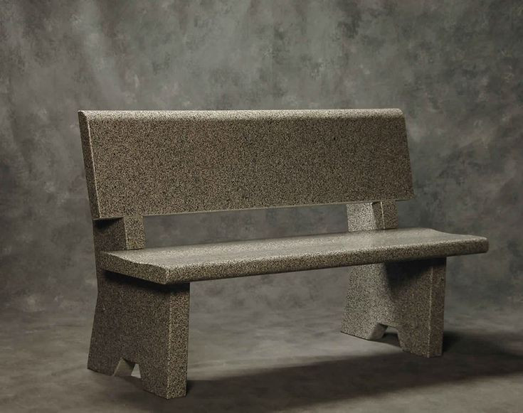 Гранітна лавочка зі спинкою "Вечірні посиденьки", фото 1