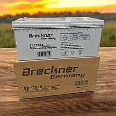 Акумулятор гелевий Breckner GEL 12V 220Ah для джерел безперебійного живлення, 2024 року.