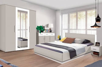 Модульна спальня Франческа Модерн Кашемір + Білий