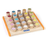 Дерев'яний сортер Guidecraft Manipulatives Кольорові циліндри G6734, фото 3