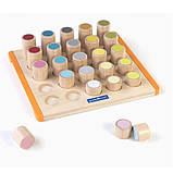 Дерев'яний сортер Guidecraft Manipulatives Кольорові циліндри G6734, фото 4