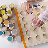 Дерев'яний сортер Guidecraft Manipulatives Кольорові циліндри G6734, фото 7